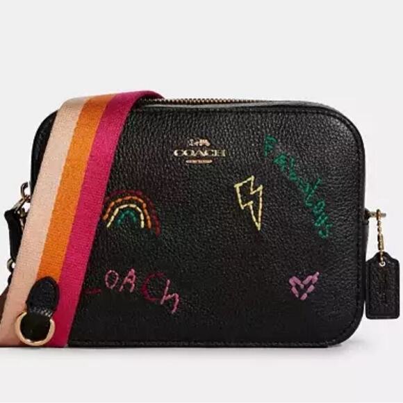 NWT Coach Mini Camera Bag with Diary Embroidery - Picture 1 of 5